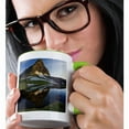 thumbnail image 2 of 3drose, Logan Pass, Glacier National Park, Montana - Us27 Aje0064 - Adam Jones, 15oz Two-tone Green Mug, 2 of 6