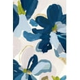 thumbnail image 2 of Isabelle Z 13x18 Black Ornate Wood Framed with Double Matting Museum Art Print Titled - Cobalt Florals I, 2 of 4
