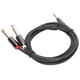 thumbnail image 3 of Conector JK-366 3.5 mm A DOBLE Línea de Audio de 6.35 mm Conectores de Oro Masculino Cable de audio, 3 of 7