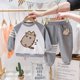 thumbnail image 3 of Pusheen-Conjunto de sudadera con dibujos animados para niño, 2023 algodón puro, cálido y cómodo, ropa para el hogar, regalos de Navidad, 100, 3 of 4