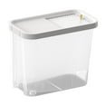 thumbnail image 2 of SSZMDLB under $5 Rice Storage Bucket, Push Pull Rice Storage Bucket, Food Grade Airtight Grain Container with Measuring Cup, Moisture Proof Pet Food Bin for Kitchen, Pantry, Countertop, 2 of 9