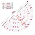 thumbnail image 3 of Yiaed Breast Cancer Awareness (4) Print Christmas Tree Skirt , Tree SkirtsTree Mat for Christmas Winter Holiday Indoor Decorations-30", 3 of 7