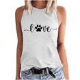 thumbnail image 1 of Birdeem Women Floral Printing Tank Fit Round-Neck Sleeveless Block Shirts Tunic Tee Tops, 1 of 1