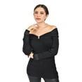 thumbnail image 1 of Blusa off-shoulder Roman Fashion /Juvenil, 83346 (Negro) negro EG, 1 of 6