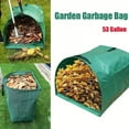 thumbnail image 2 of Garden Waste Bag Large Capacity for Yard Leaf and Debris Collection Green Leaf Leaves Garbage Bags, 2 of 7