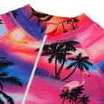 thumbnail image 4 of Kids Girls One Piece Zipper Swimsuit Long Sleeve Swimwear Bathing Suit Rash Guard 4-12 Years, 4 of 10