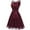 01 Wine, variant on Weiqiqre Women's Club & Night Out Dresses, Women Lace Sleeveless Cocktail Prom Ballgown Vintage Dress