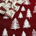 thumbnail image 5 of Christmas Throw Blanket Christmas Tree Reversible Super Soft Knitted Couch Bed Sofa Microfiber Chenille Luxurious Home Decor Warm Cozy Comfy Lightweight Holiday Blanket Winter 30x40 Green, 5 of 6