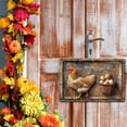 thumbnail image 6 of YoeXGDS 2PCS Easter Chicken Eggs Metal Sign for Vintage Rustic Wall Decor , 8x12inch Home Decor for Living Room, Bedroom, Kitchen 2D Wall Decoration, 6 of 9