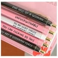 thumbnail image 5 of Motivational Badass Pen Set, 5Pieces Funny Daily Ballpoint Pens Office Gifts, 5 of 5