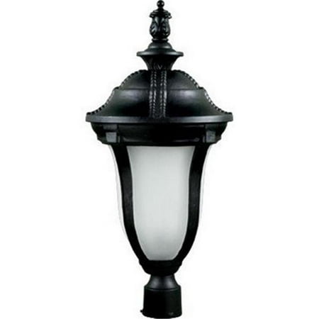 Dabmar Lighting Gm441 B Powder Coated Cast Aluminum Post Top Light Dabmar Lighting Gm441 B Powder Coated Cast Aluminum Post Top Light Fixture 13w
