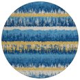 thumbnail image 2 of Addison Rugs Chantille Indoor/Outdoor Transitional Stripes Navy Washable Round Rug, 8' x 8', 2 of 6