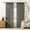 Dark Grey, variant on Nalqet Pinch Pleated Linen Curtains 84 inch Length 2 Panels Set, Light Filtering Linen Blend Sheer Drapes Memory Trained Pleated Curtain Back Tab with Hooks Rings for Living Room Bedroom, Natural