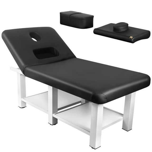 Professional Massage Table, Heavy-Duty Steel Frame Massage Bed, 1150LB Capacity, Waterproof PU Leather for Salon, Spa, Clinic​