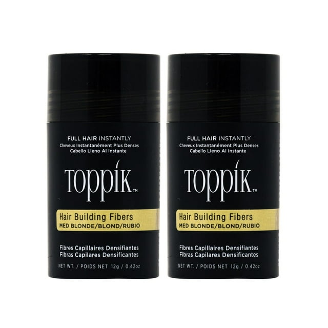 Lot de 2 - Toppik Fibres Constructrices pour Cheveux Blond Moyen 0,42 Oz
