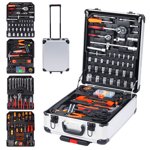 Unique Bargains 186packs Tool Set with Box, Wrench Set, Pliers Set, Screwdriver Set, Socket Set