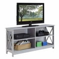 thumbnail image 2 of Convenience Concepts Oxford 55-inch TV Stand with Shelves, Gray, 2 of 9
