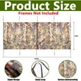 thumbnail image 2 of Hunting Tree Stand Blinds- Treestand Camo Blind Cover- Hunting Camouflage Ground Blind with Zipper for Deer, Turkey Hunting (Frames Not Included), 2 of 7