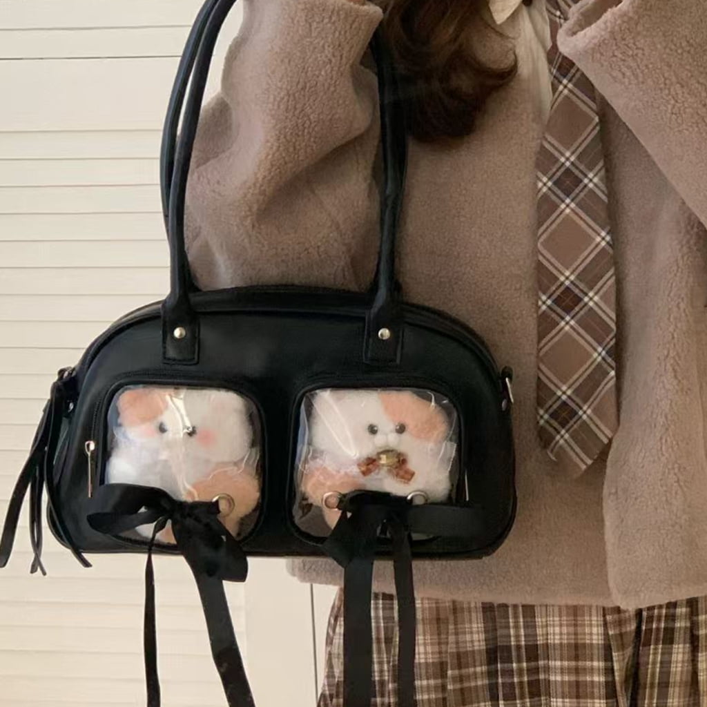Clear Messenger Bag Fashion Ita Bag Shoulder Crossbody Bag Satchel Handbag