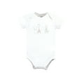 thumbnail image 4 of Hudson Baby Cotton Short Sleeve Bodysuits, 3-Pack, Sizes Newborn-24 Months, 4 of 5