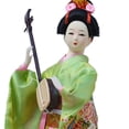 thumbnail image 3 of Muñeca geisha japonesa, kimono, figura coleccionable, adorno, escultura étnica Estilo K, 3 of 9