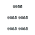 thumbnail image 1 of maskred 4 Pieces Ferrule Rubber Crutch Bottom Gray Tips End Protector Style A 5Set, 1 of 6