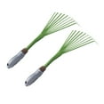 thumbnail image 4 of IDEANATEGRATE 2Pcs Lengthened 9-Teeth Rakes for Yard and Outdoor Cleaning 15.4x6.3x1.2in, 4 of 8