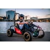 Coleman Powersports 100cc Gas Powered Go Kart Red And Black Walmart Com Walmart Com