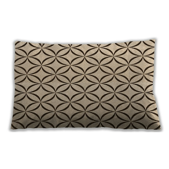 Ahgly Company Outdoor Rectangular Contemporary Lumbar Throw Pillow, 13 inch by 19 inch
