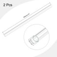 thumbnail image 2 of Uxcell 2 Pcs Clear Acrylic Pipes Round Tube for Lamps and Lanterns 12mm x 16mm, 2 of 6