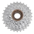 thumbnail image 2 of Bike Threaded Flywheel, Finely Quenched Noiseless Rust Proof 13-28T Bicycle Freewheel Sliver  For Mountain Bike, 2 of 8