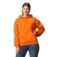 thumbnail image 3 of Gildan - High Visibility DryBlend Hooded Sweatshirt For Man | Adult Fleece, 50/50 cotton/polyester, Safety Orange Workwear 9 oz, PACK-3 Size-XL, 3 of 6