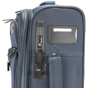 Dejuno Executive DJL 3-Piece Spinner Luggage Set With USB Port - Navy
