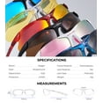 thumbnail image 4 of Xagger Kids Polarized Sports Sunglasses for Boys Girls Age 3-8 Toddler Baseball Softball TR90 Frame Glasses, 4 of 6