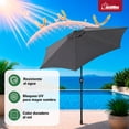 thumbnail image 4 of Sombrilla Jardin Exterior 2.63m Inclinacion Playa Terraza, 4 of 7