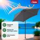 thumbnail image 4 of Sombrilla Jardin Exterior 2.63m Inclinacion Playa Terraza, 4 of 7