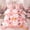 Easter 02, variant on Erosebridal Cute Rabbit Bunnies Bedding Comforter Set for Girls, Happy Easter Theme Full Bedding Set, Pink Reversible, 7-Piece