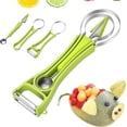 thumbnail image 1 of 6-in-1 Stainless Steel Watermelon Fruit Slicer-includes Melon Baller, Fruit Separator, Fruit Slicer, Seed Remover, Fruit Peeler, 1 of 5