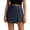 Navy, variant on EYNMVR Women's Casual Mid Waist Skorts Wrap Front Business Casual Outfit Skirt Shorts
