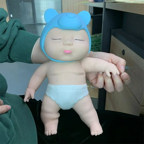 10 inch Elastic Doll Toys-Hand Squeeze Toys|Novelty Stress Relief Toys| Prank Props