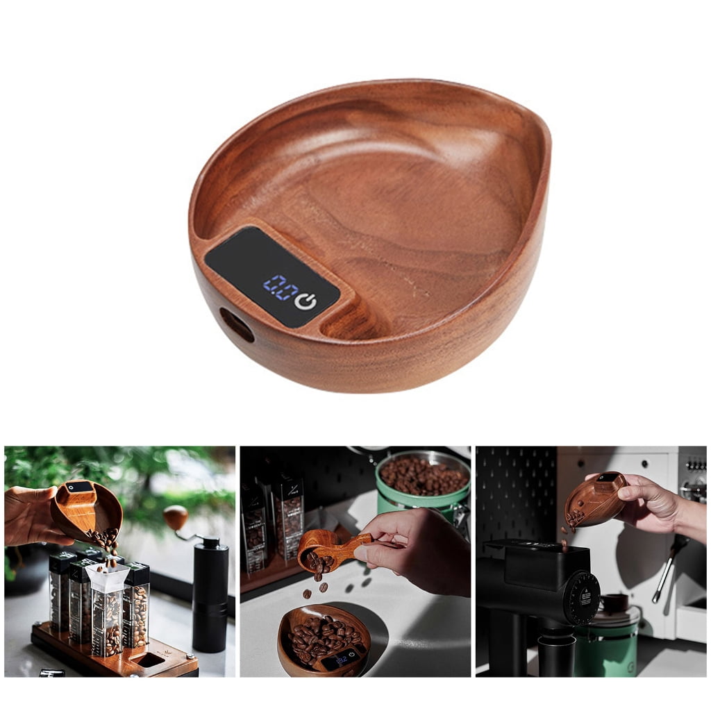 WINDLAND Multifunctional Digital Kitchen Scale Food Scale Coffee Scale Rechargeable Coffee Weighing Tray for Coffee Enthusiasts