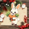 thumbnail image 4 of Birdeem Easter Carrot Rabbit Home Scene Layout Hanging Parts, 4 of 12