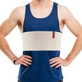 thumbnail image 2 of ORTONYX 6.25" Broken Rib Support Brace Unisex - Elastic Chest Wrap Comppression Support Belt - Rehabilitation of Cracked, Fractured, Dislocated Ribs Post-Surgery Aid L/XXL Beige / ACOX5226-BG-LXXL, 2 of 8