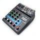 thumbnail image 1 of Mezclador de sonido de audio de 4 canales Mini consola mezcladora portátil USB con alimentación de 48V Ndcxsfigh Para estrenar, 1 of 9