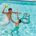 thumbnail image 3 of SwimWays Hydro Spring Hoops Inflatable Pool Game Basketball Set, 3 of 7