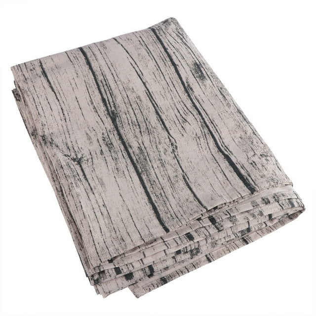 Vintage European Style Square Tablecloth Cotton And Linen Table Cover Protector For Dinning Table End Table Decoration 90 x 90 cm (Wood Grain Pattern)
