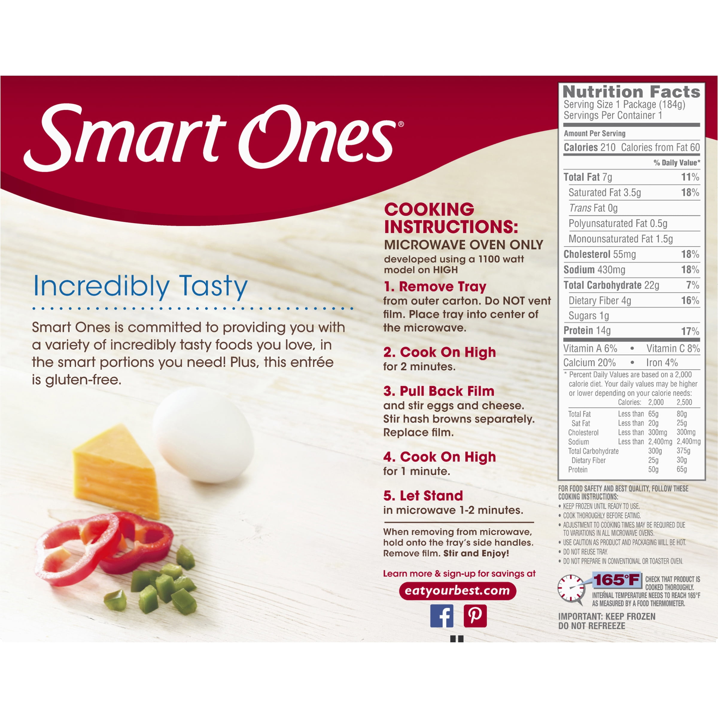 Smart Ones Breakfast Sandwich Nutrition Facts Nutrition Ftempo