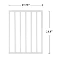 thumbnail image 6 of HOME DISTRICT Dog Gate Freestanding Pet Gate 4-Panel & 3 Panel Pet Gate for Dogs Folding Dog Gate Quadfold & Trifold Pet Gate for Small Dogs Decorative Pet Gate for Dogs Indoor, White Slat 54" x 24", 6 of 8