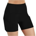 thumbnail image 4 of Tumotour Yoga Athletic Shorts For Women High Waisted Pants Workout Shorts Running Shorts Gym Sports Shorts Tennis Shorts Biker Shorts With Pockets, 4 of 8
