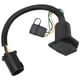 thumbnail image 3 of Conector de remolque de 7 vías, 7 pines Conector de arnés de cableado de 4 pines Arnés de cableado de remolque Plug and Play de plástico con abrazadera Tornillo Tuerca, 3 of 5